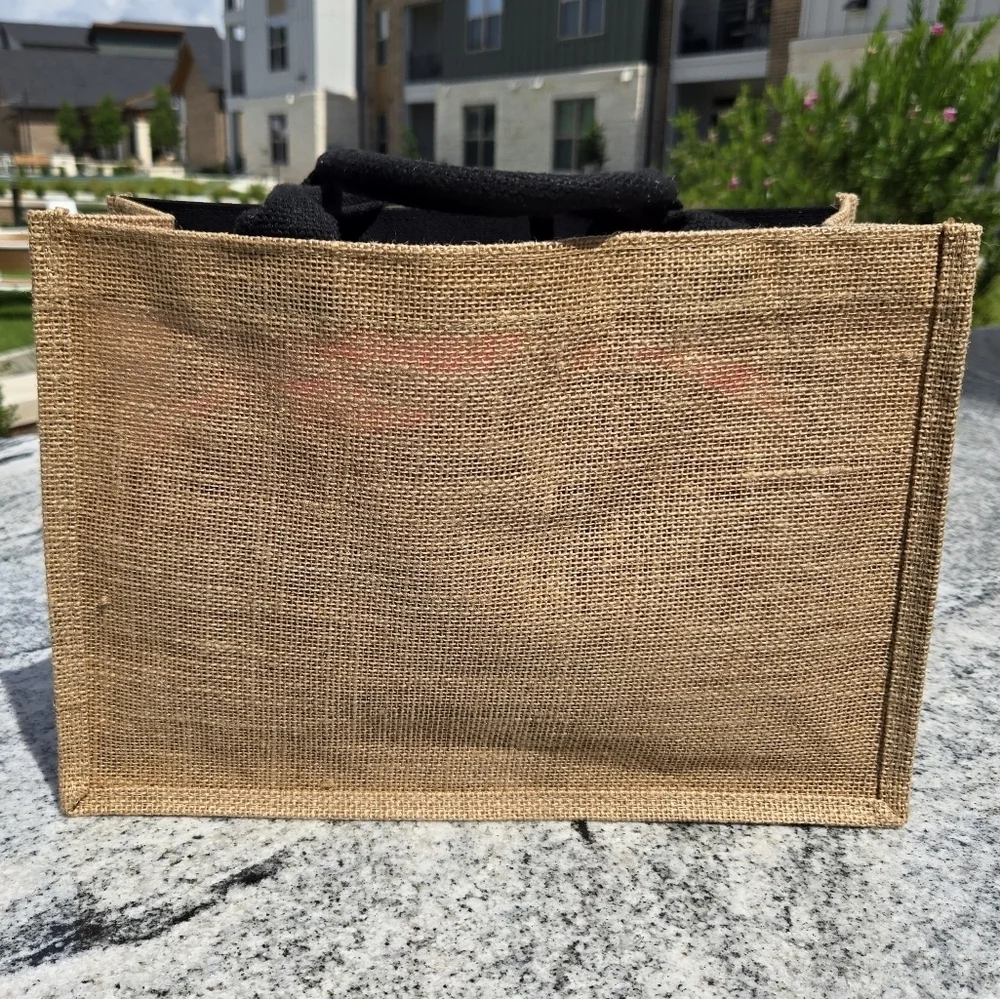 Letter J Handbag Shoulder Bag Sack Canvas Tote